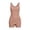 Brown, variant on Tqcoqu Women's U Neck Sleeveless Bodycon Mini Dress with Built-In Shorts,Stretch Athletic Workout Tennis Dress with Side Pockets,Beige Women's S-XXL