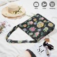 thumbnail image 2 of Canvas Crossbody Bag for Women and Men Lightweight Large Boho Tote Shoulder Bag Adjustable Strap Trippy Design Travel Work Casual Daypack, 2 of 5