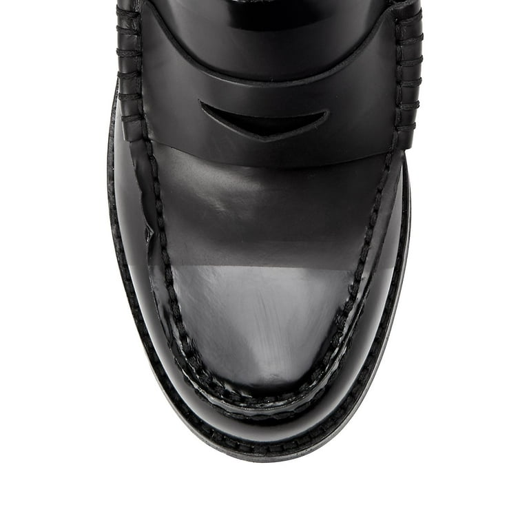 Calvin klein pamelyn leather top penny loafers