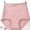 Pink, variant on LIZUOJUN Under $3 Cotton Underwear For Women High Waisted Briefs Tummy Control Moisture-Wicking Full Coverage Regular & Plus Size L-4XL
