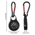 thumbnail image 2 of Carabiner al aire libre Compass impermeable a impermeable carabinero para supervivencia de senderismo, 2 of 8