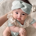 thumbnail image 4 of Sngxgn Baby Girl Cotton Bodysuit Long Sleeve Jumpsuit Outfits Clothes(Light Blue,66), 4 of 4