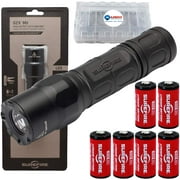 SureFire G2X-MV Maxvision 800 Lumen Handheld LED Flashlight with 4 Extra CR123A Batteries and LightJunction Battery Case