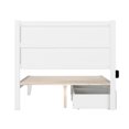 thumbnail image 5 of Full Platform Bed with Drawers - White Bedroom Furniture, 5 of 6