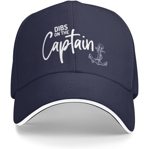 DIB sur la Casquette de Capitaine Hommes Casquettes Papa Casquette Ajustable Bleu Marine