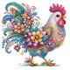 thumbnail image 1 of Kit 5D DIY Con Forma Especial Parcial Pollo 30x30cm, 1 of 9