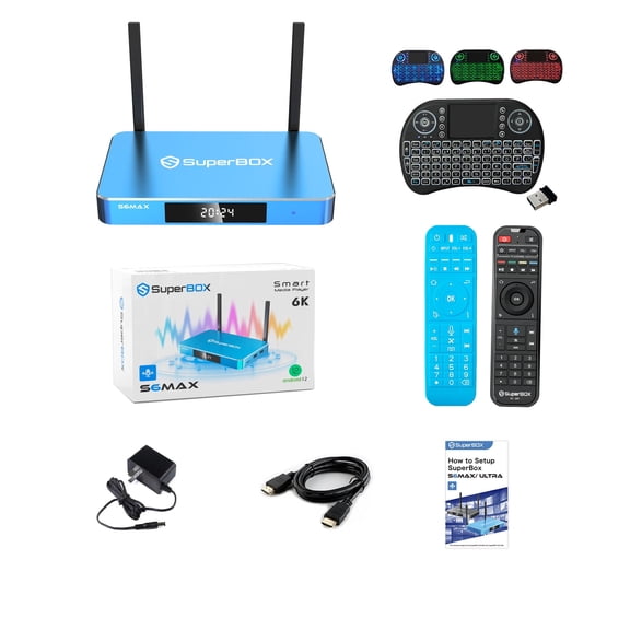 Superbox S6 Max 2026 Latest Original Smart Box 4GB RAM 64GB