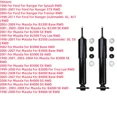 thumbnail image 3 of 2Pcs for Mazda B4000  B3000 B2300 2001-2011 and for Ford Ranger 1998-2011 Front  Struts, OE 37153, Steel Material, Complete Set, Shock Absorber, 3 of 8