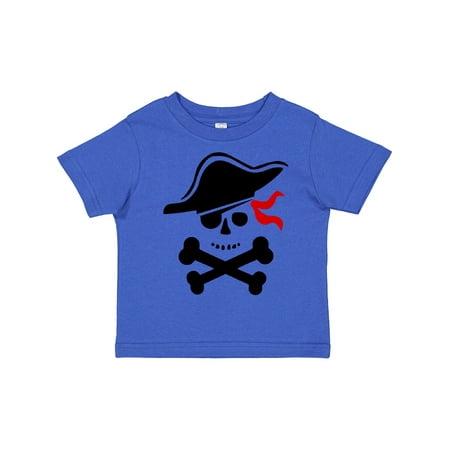 

Inktastic Pirate Skull and Cross Bones Gift Toddler Boy or Toddler Girl T-Shirt
