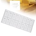 thumbnail image 4 of Refill Bottle Labels Waterproof Adhesive Labels Adhesive Labels Rectangular Labels Sticker For Refill Travel Cosmetic Bottles Ducument16pcs 11 X 21mm / 0.4 X 0.8in, 4 of 8