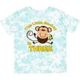 thumbnail image 3 of Inktastic Little Monkey 3rd Birthday Boy Boys Toddler T-Shirt, 3 of 5