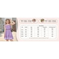 thumbnail image 2 of Arshiner Girls Summer Dress Bow-Tie Straps Sleeveless Flowy Ruffle Trim Boho Beach Casual Sundress, 2 of 6