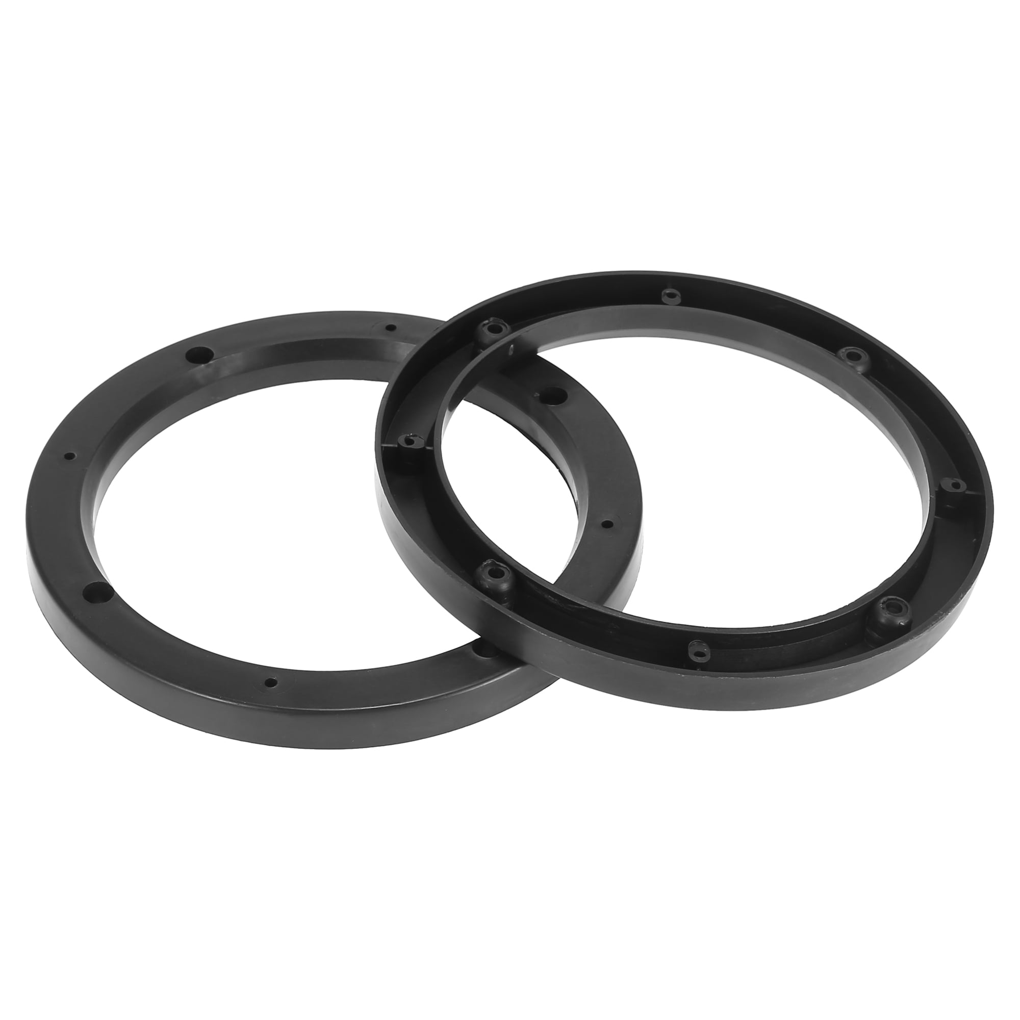 Unique Bargains 4pcs Universal Car Speaker Spacer Mounting Spacer Plate Plastic 6.5"