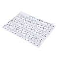 thumbnail image 1 of Numbered Piano Stickers Piano Keyboard Sticker Pvc Transparent Removable Piano Key Board Sticker For 61 88 Key Electronic Pianos Colored, 1 of 7