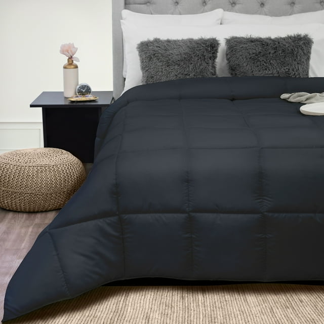 TESSO HOME Edredón Acolchado Extra Grande Hipoalergénico Relleno Suave de Microfibra Down Alternative Ideal para Todo el Año Uso como Edredón o para Funda Duvet KS Marino
