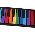 thumbnail image 4 of Roll Up Piano Keyboard Kids Beginners 49 Keys Electronic Flexible Portable Foldable USB Rechargeable, 4 of 4