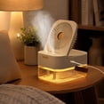 thumbnail image 6 of Mini Cooler Fan, Humidifying Fan with LED Night Light, 3 Speed Plug-in Fan for Office Bedroom, 6 of 7