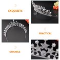 thumbnail image 4 of GOOHOCHY Boda Pearl Tiara Girl Rinestono Corona Proporro para la novia Partido de la fiesta del tocado de la novia Corona de la boda, 4 of 8