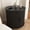 Black, variant on Mid Century Modern Cylinder End Table with Built-in Charging Station and Sliding Door, 2-Tier Round Nightstand with USB Ports and Outlet for Living Room Bedroom Oak