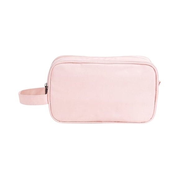 Travel Toiletry Bag, Handheld Wet Dry Separation Waterproof Cosmetic Organizer and Toiletries Pouch for Travel and Bathroom, Pink
