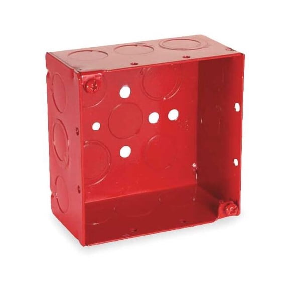 Raco Electrical Box,Square,30.3 cu in,Red 911-3