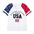 thumbnail image 4 of 250 Anniversary Usa Shirt Womens Shirts Short Sleeve 1776-2026 250th Birthday T-Shirt Breathable Oversized America Pullover Shirts for Women, 4 of 4