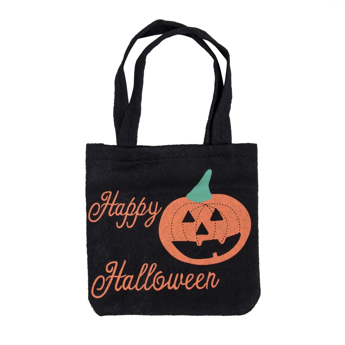 Halloween Loot Party Pumpkin Trick or Treat Tote Bags Kids Child Candy Bag Toy 