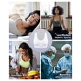 thumbnail image 6 of A AGROSTE 3 Pack Sports Bra for Women Seamless Wireless Low Support Workout Bra Comfy Sleep Bra with Removable Padded, 6 of 7
