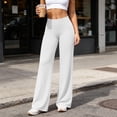 thumbnail image 2 of Annhoo Yoga Pants Women Stretchy High Waist Comfy Solid Color Loose Pants Comfy Soft Casual Workout Gym Trousers, 2 of 9