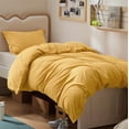 thumbnail image 1 of Funda de Edredón Bedsure Talla Twin/Twin XL Amarillo Dorado Poliéster, 1 of 8