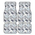 thumbnail image 1 of Disketp Sea Animal for Crystal Velvet Car Mats Four-Piece Set,All-Season Automotive Protection, Vehicles, Cars, Trucks, and SUVs,Anti-Slip Design, 1 of 7