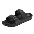 thumbnail image 1 of Zapatillas de baño de color liso con suela gruesa para mujer, zapatos de verano a la moda para el hogar, 1 of 7