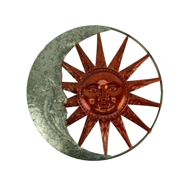 Galvanized And Copper Color Metal Celestial Sun Moon Wall Art Com - Copper Sun Moon Wall Art Galvanized And Copper Color Metal Celestial Sun Moon Wall Art Com - Copper Sun Moon Wall Art