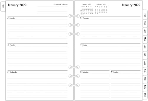 AT-A-GLANCE Column Style Weekly Monthly Planner Refill, Desk Size 