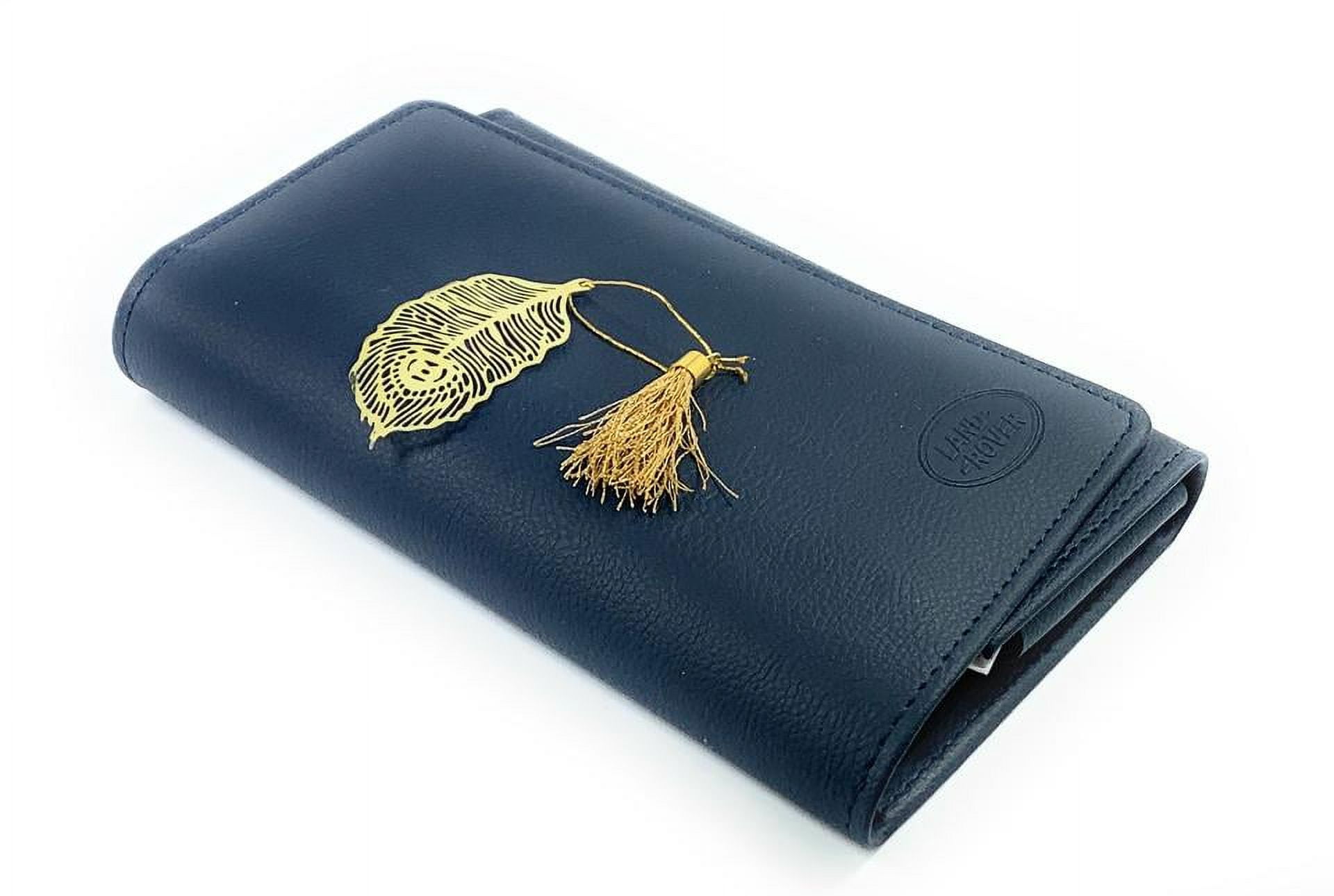 Feather Bookmark with Tassel Golden Finish Set of 8 Bookmarks for Women, Men, Students (3.5" Feather)
