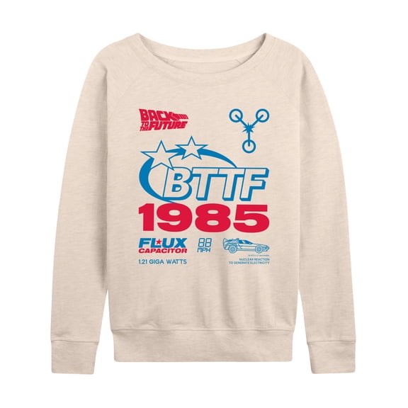 Back To The Future - Jersey Americana - Women's French Terry Long Sleeve Pullover