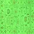 thumbnail image 1 of Ahgly Company Indoor Square Abstract Green Modern Area Rugs, 8' Square, 1 of 4