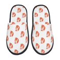 thumbnail image 1 of Fotbe Orange Fox Pantuflas Peludas para Mujer con Estampado, Zapatillas de Peluche, Zapatos de Invierno para Casa, Uso Interior y Exterior-Large, 1 of 8