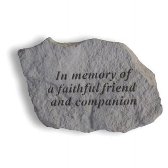 Kay Berry- Inc. In Memory Of A Faithful Friend And Companion - Memorial - 5 Inches x 3.5 Inches