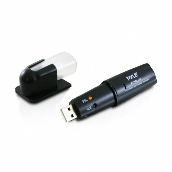 Pyle Temperature and Humidity USB Data-Logger, Hygrometer/Thermometer Meter, Warning/Alarm Function
