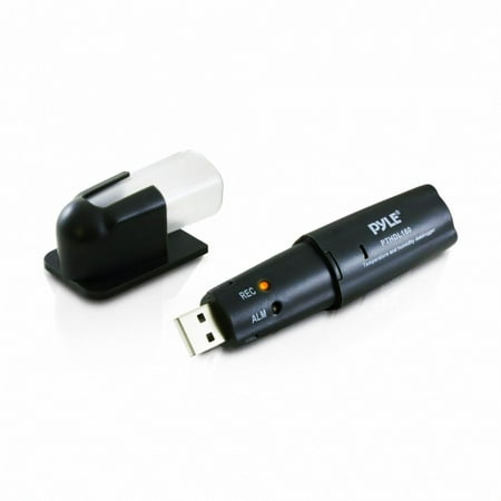 Pyle Temperature and Humidity USB Data-Logger, Hygrometer/Thermometer Meter, Warning/Alarm Function