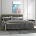 thumbnail image 2 of Bed Frame,Stylish Bed Frame with Headboard,Heavy Duty Platform Bed Frame with Under Bed Storage,No Box Spring Required,No Noise,Easy to Assemble, 2 of 7