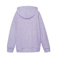 thumbnail image 6 of RMGVDSD Girls Hoodies Sweatshirts Long Sleeve Casual Pullover Solid Color Hooded Sweatshirt Top for Kids Tweens Lightweight Comfy Versatile Tops 7-8 Years, 6 of 9