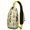 Yellow-36, variant on Adorable Kawaii Axolotl Sling Backpack with Cute Colorful Cartoon Design, Lightweight Crossbody Daypack, Adjustable Strap, Multiple Compartments for Fantasy Creature Lovers and Gifts