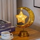 thumbnail image 3 of FLhrweasw Ramadan Lámparas Escritorio Regalos Hollow Moon Eid Mubarak Noche Decorativa (A), 3 of 8