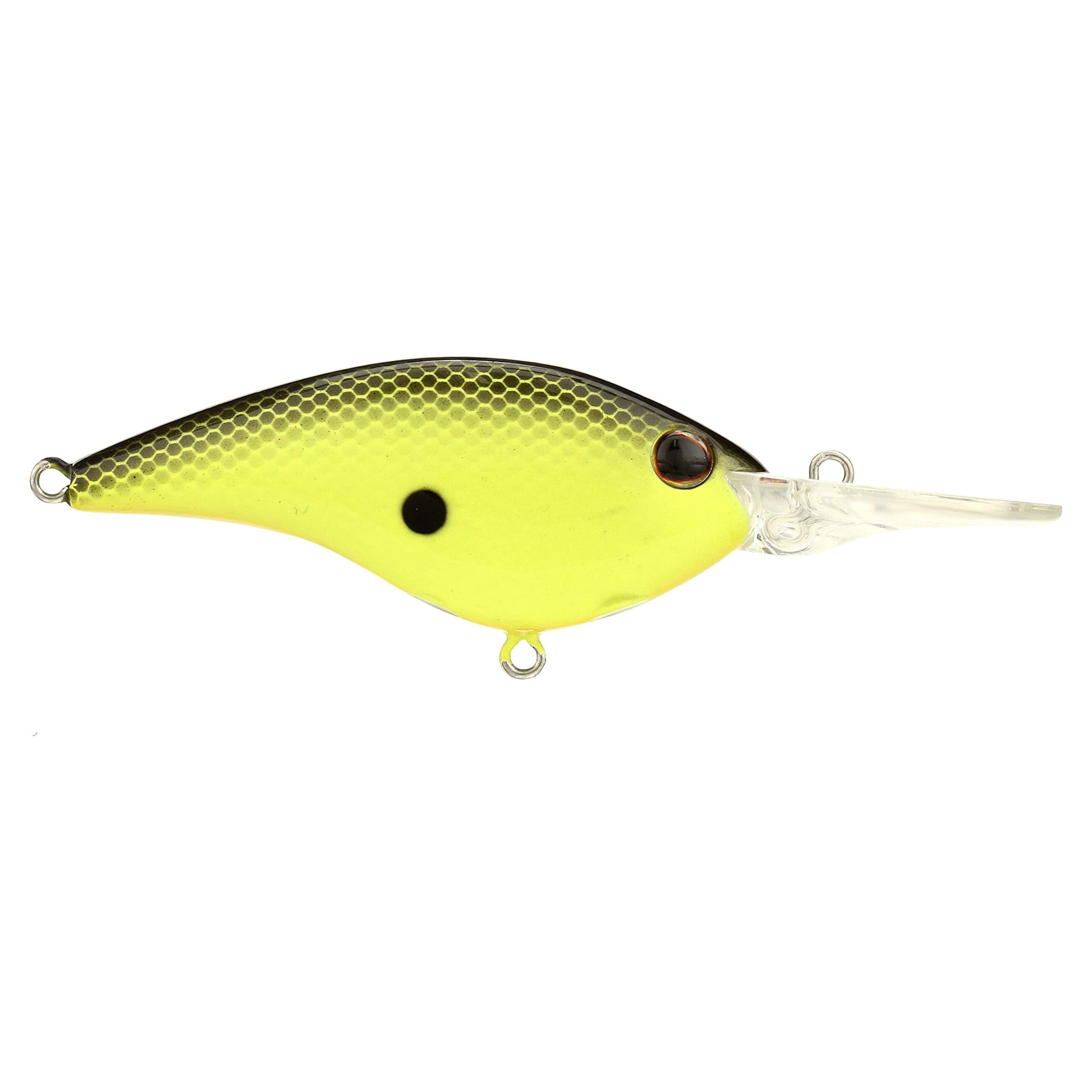 Berkley Clickin’ Frittside Fishing Lure, Black Chartreuse, 7 (3/7 oz)