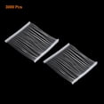 thumbnail image 3 of Uxcell 3000Pcs Standard Tag Gun Fasteners 4.1x0.3" White Garment Tag Barbs Attachments, 3 of 7