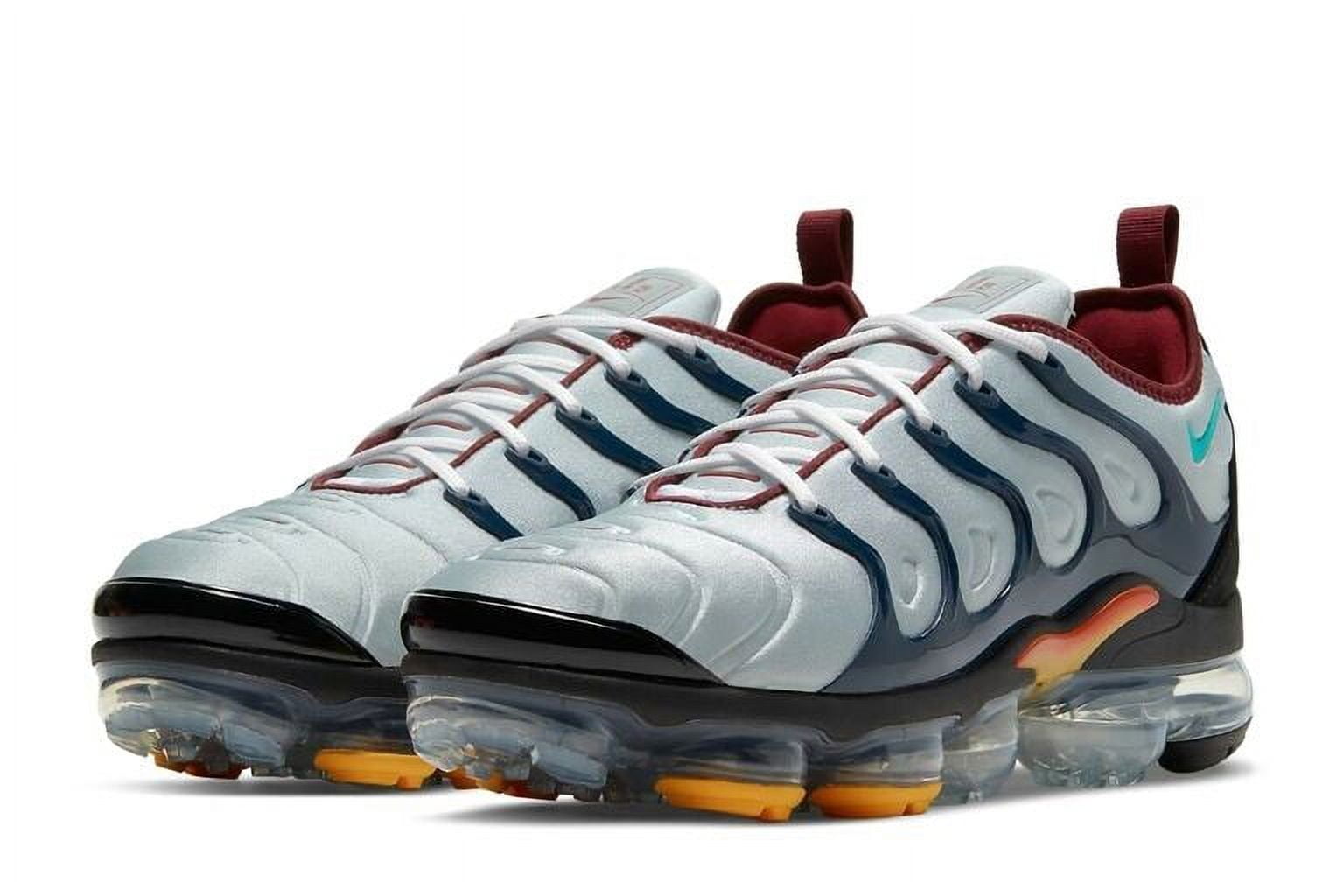 Nike Air Vapormax Plus Men s Athletic Shoes Standard Fit Pure Platinum Oracle Aqua 8 Walmart