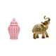 thumbnail image 1 of Jarrón de con forma de y jengibre con tapa, escultura decorativa de animal, arreglo floral, adorno para fiesta, estante, dormitorio, 1 of 8