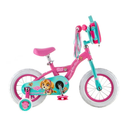 - Nickelodeon Paw Patrol Skye kids bike, 12-inch weel, training wheels, girls, pink